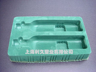 绿色植绒酒瓶托0.8MM HIPS