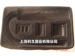 黑色的植绒内托